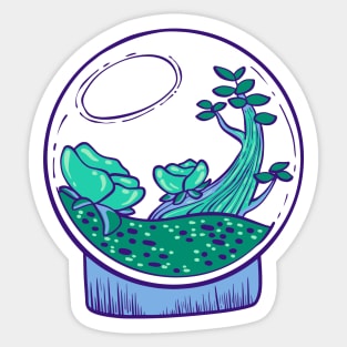 Gay terrarium hidden colors Sticker